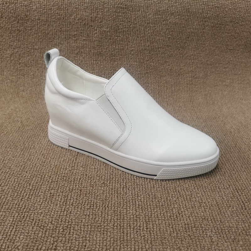 2019春新款真皮女鞋外贸处理时尚百搭内增高乐福鞋舒适深口女单鞋,淘宝优惠券,粉丝福利购,淘宝优惠卷