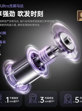 【重磅升级】CONFU康夫F9Pro高速吹风机推荐50亿等离子家用大风速