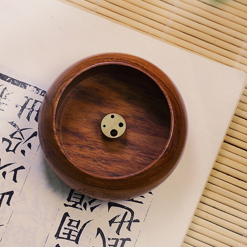 巴花黑檀木质迷你小香插香座香托旅行室内熏香沉香檀香多孔线,淘宝优惠券,粉丝福利购,淘宝优惠卷