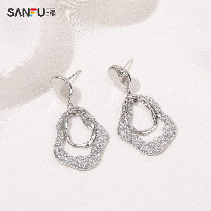 三福复古耳钉耳饰春夏女轻奢高级感古着独特绝美清冷新款爆款气质,淘宝优惠券,粉丝福利购,淘宝优惠卷