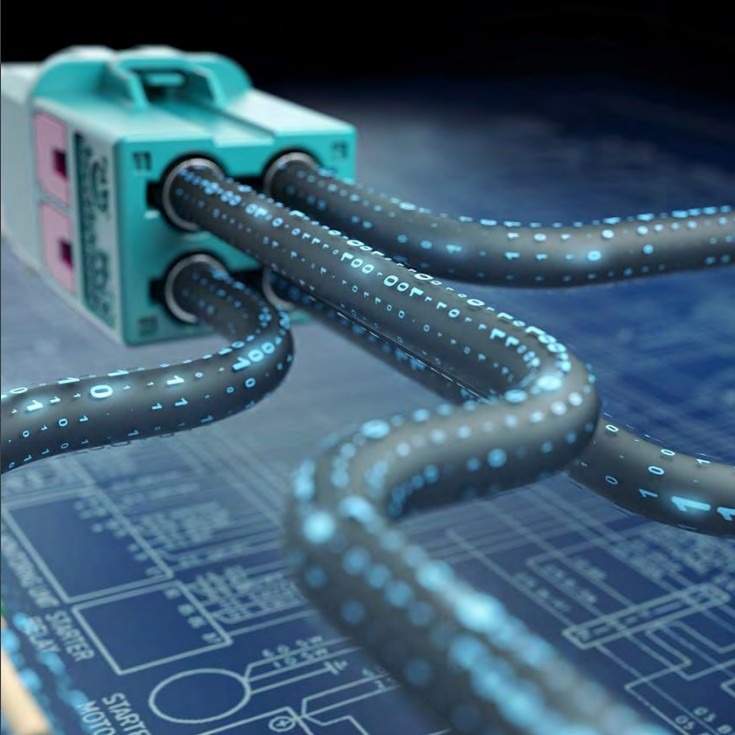 原厂H-MTD以太网千兆E6K101-1CAZ5Z转HSD母D4K10A-1D5A5-Z 测试线 - 图2