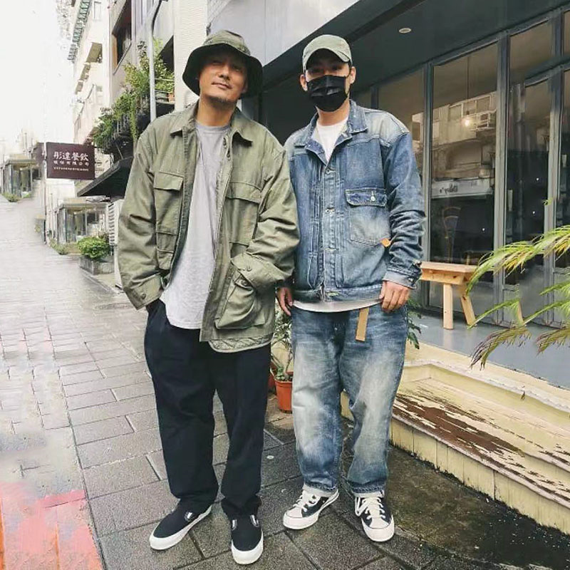 【5折现货】BEAMS M65军事风四袋工装夹克外套内胆夹棉可拆棉服 - 图1