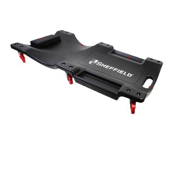 钢盾修车GYE躺寸板睡板加款滑轮板车专汽业3厚6汽车维修车底盘保 - 图3