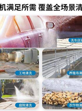 商2用车机20vTXU家用超高压洗车机大功洗洗车店养殖场刷车率泵