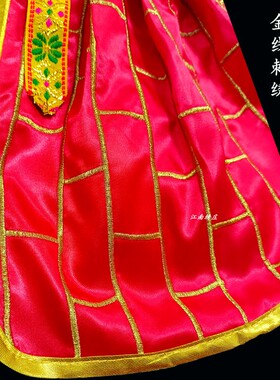 袈裟神衣佛像红色刺绣披风