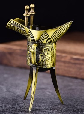 速发摆爵杯酒尊古代酒杯酒壶仿古创意礼品乾隆杯家居仿件