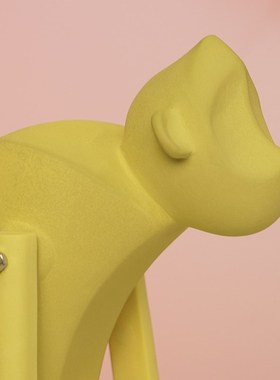 速发新品子简约彩色磨砂陶瓷猴/雕塑 活动关猕长臂节猴摆件
