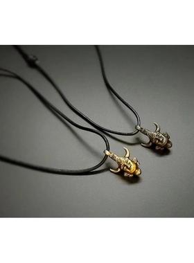 美国 邪恶力量 项链 吊坠立体双面轻奢项链