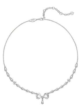 林允中餐厅同款蝶恋铃兰项链小众设计高级气质时尚百搭锁骨链饰品