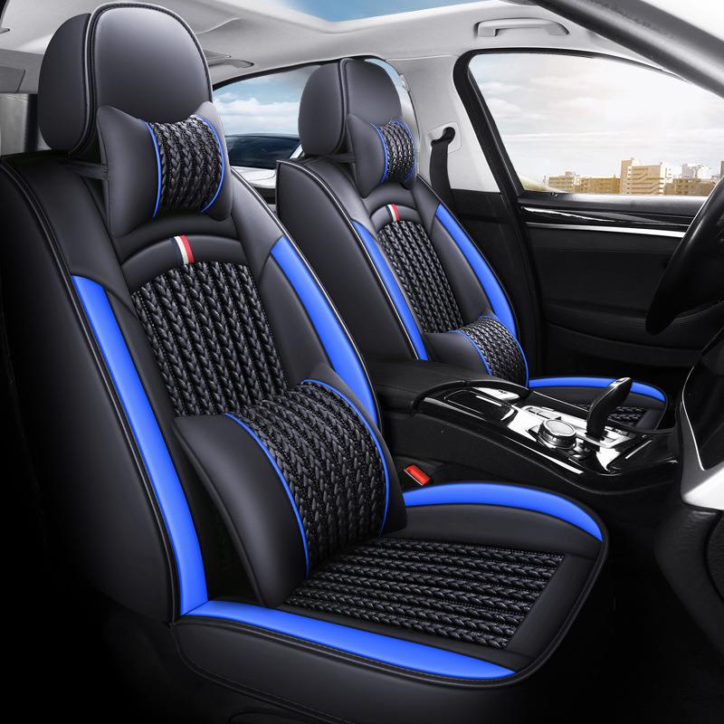 东风AL-65034行T5风EVO景逸卡锐骐皮车座套全包皮汽革透坐垫四季 - 图2