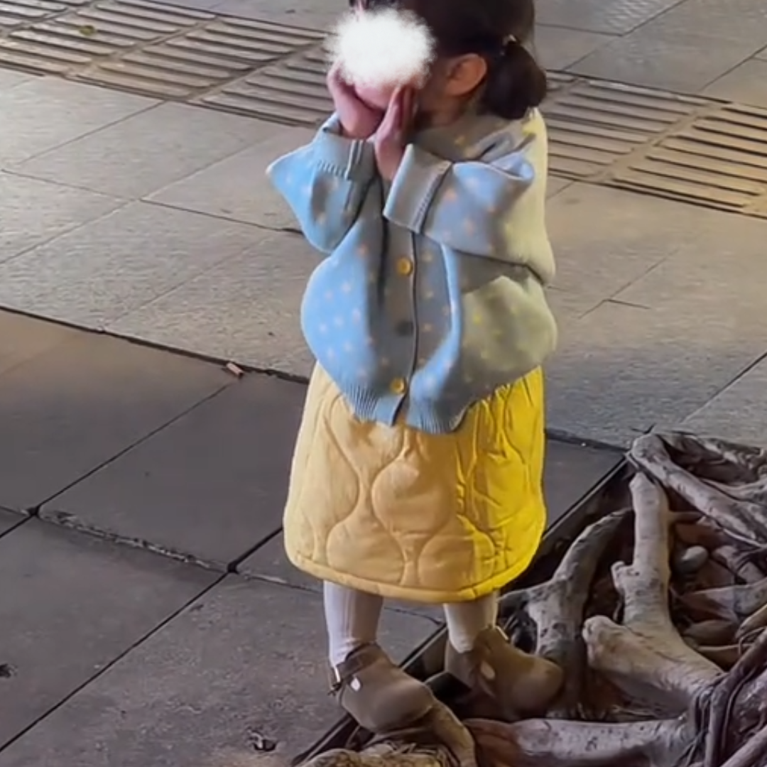 韩国童装女童小香风套装2025秋冬季女宝宝波点针织开衫夹棉半身裙,淘宝优惠券,粉丝福利购,淘宝优惠卷