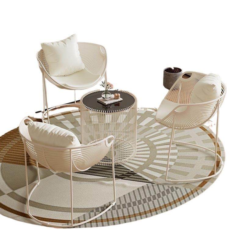 阳台休闲轻桌奢沙发椅家用几茶椅三件套网65814红简约一桌庭院奶,淘宝优惠券,粉丝福利购,淘宝优惠卷