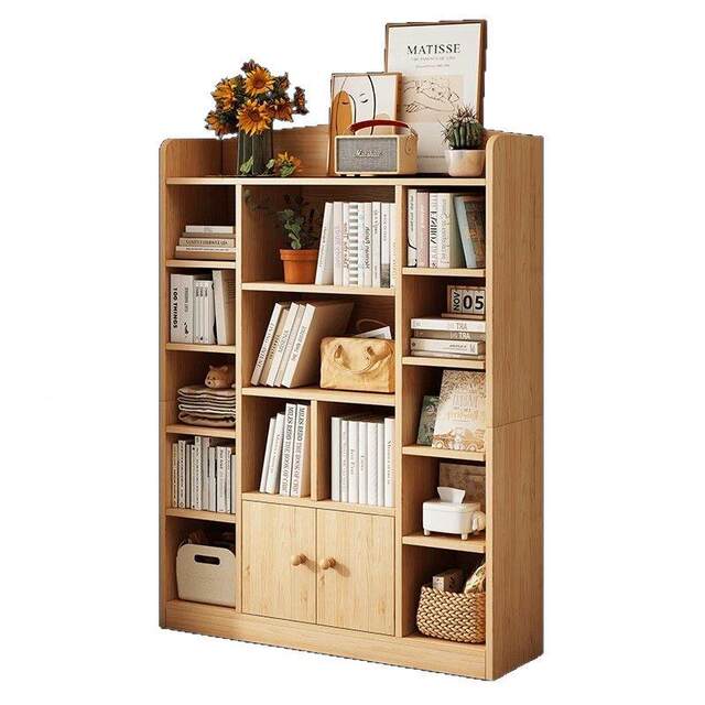 Learn to store bookshelf and store shelf living room SG0101 integrated wall against cabinet simple storage cabinet student reader