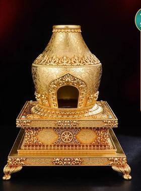 慧宝烟供炉纯铜烟供食子香炉家用烟供盘火供炉煨桑香具套装