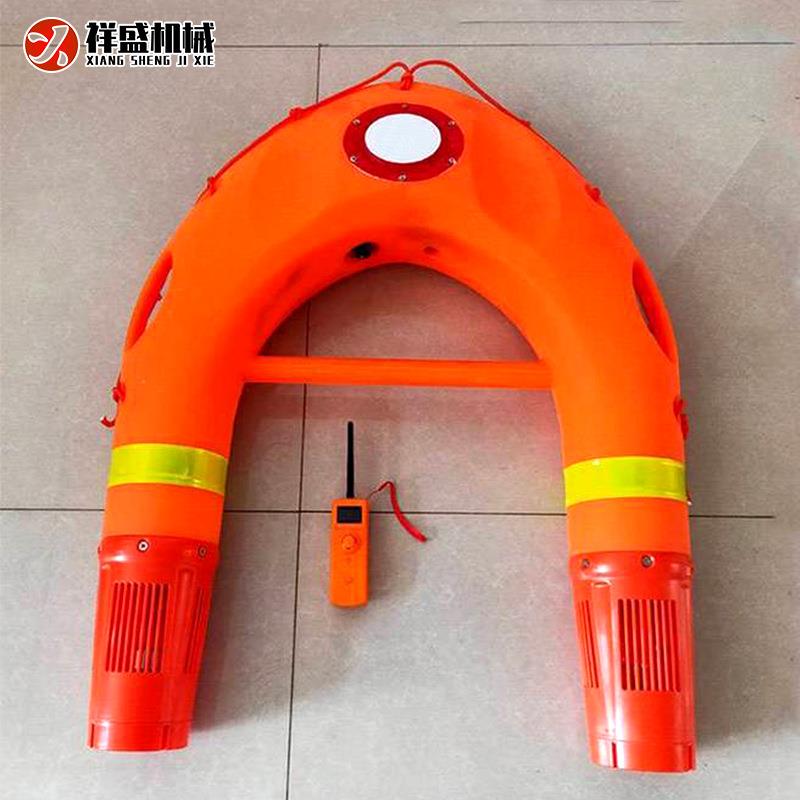 水上救援飞翼机器人水域电动遥控智能防汛抢险自动返航U型救生圈 - 图0