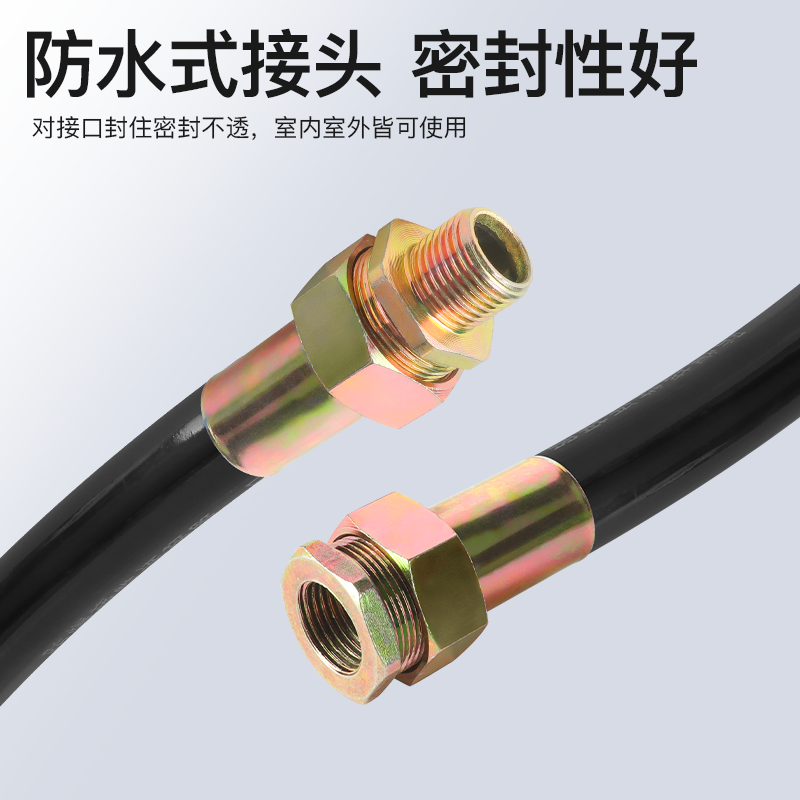 防爆挠性连接管快速接头防爆管免压安装内外丝活接头防爆软管接头 - 图1