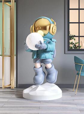 宇航员雕塑艺术装大饰品型落地式BWS购物心欢迎装饰品宇航员办室