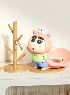 蜡C-061笔小新风玄关匙收纳摆件入门口客户厅创披意潮玩乔钥迁新