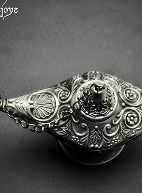 阿拉丁神灯金属覆古装饰创意摆件工艺品客厅书房家居饰品节日礼物