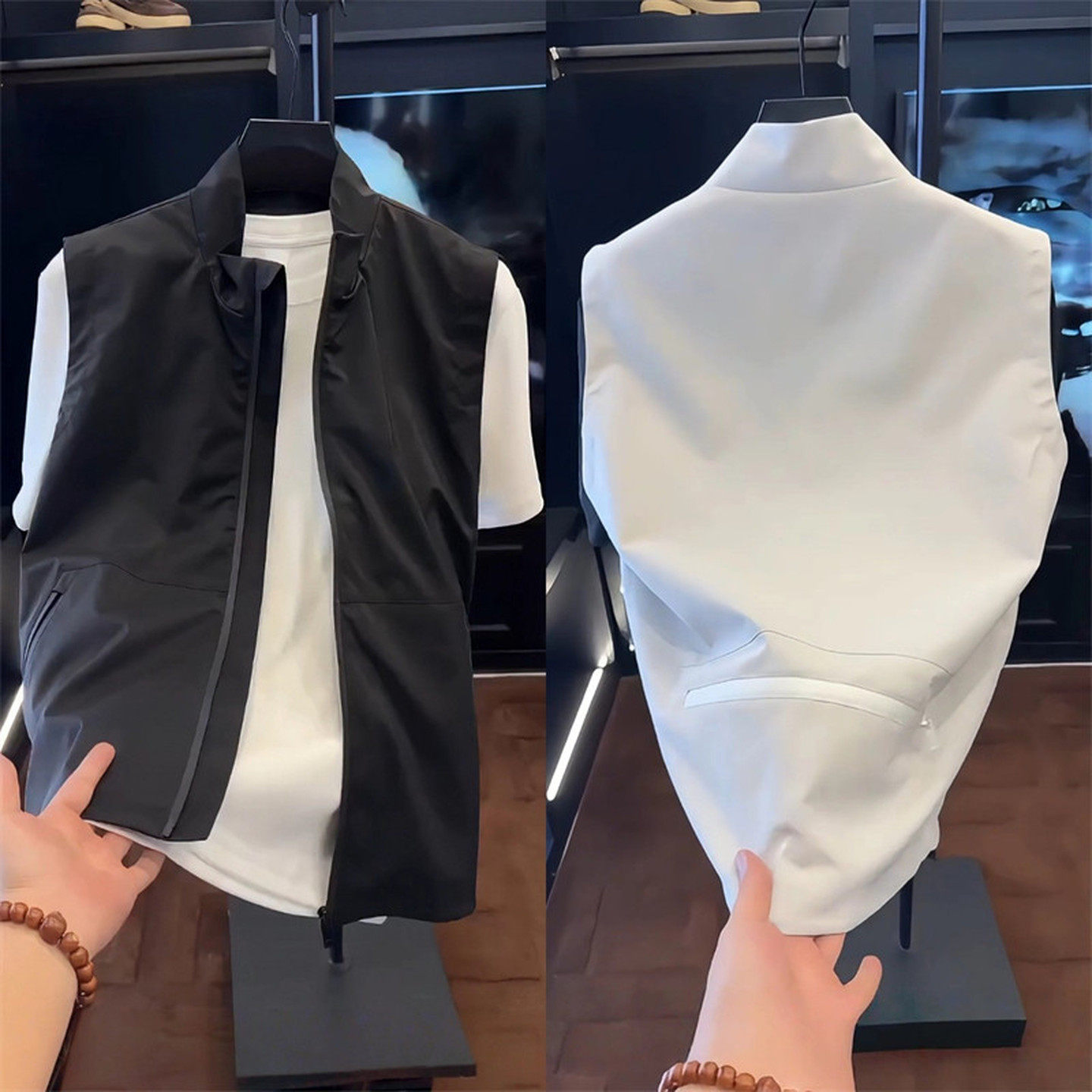 高端软壳立领马甲外套男士2025新款春秋季休闲无袖冲锋衣坎肩男款,淘宝优惠券,粉丝福利购,淘宝优惠卷