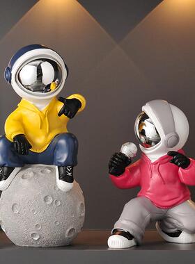 太空人太空人小摆件客厅电视柜儿童房书桌书柜创意房间家居装饰品