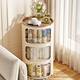 Factory-promoted cream style round bedside table simple 2023 new bedside bedroom children's creative storage cabinet