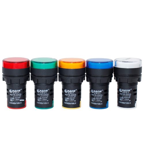 LED电源指示灯220v24v通用AD16-22DS信号灯12v配电箱380v红色绿色 - 图3