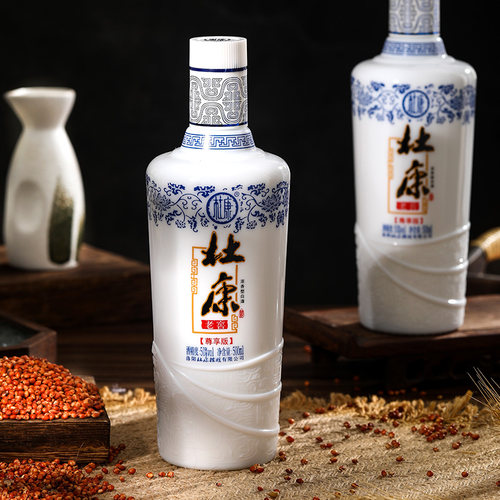 杜康酒 浓香型白酒老窖尊享纯粮食 白酒 50度500ml*6瓶整箱官方店 - 图3