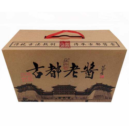 牡丹赋古都老酱鲜椒牡丹酱礼盒下饭菜拌面酱840g 河南洛阳特产 - 图1