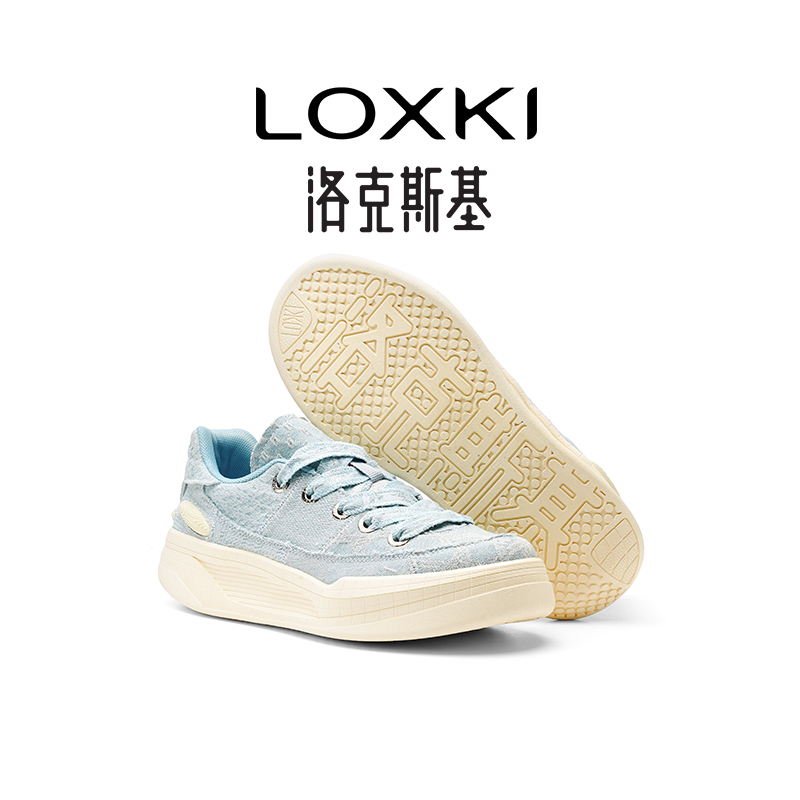 LOXKi洛克斯基Alpha小圆鞋Lite帆布款潮鞋百搭休闲板鞋男款春秋新
