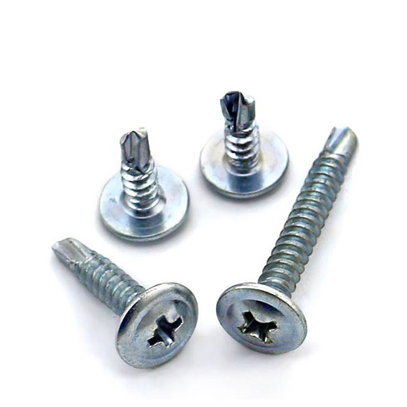 速发国标镀锌十尾大扁头钻字自攻自钻尾燕钉螺钉 大圆头华司螺丝 - 图0