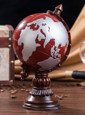 速发欧式复摆怀旧树脂摆件美式模村 做旧橱窗陈列装饰品 道具乡型