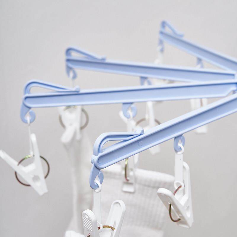 汇丰信佳20夹伞形尿布架子塑料毛巾晾晒架宝宝新生婴儿尿布晾衣架,淘宝优惠券,粉丝福利购,淘宝优惠卷