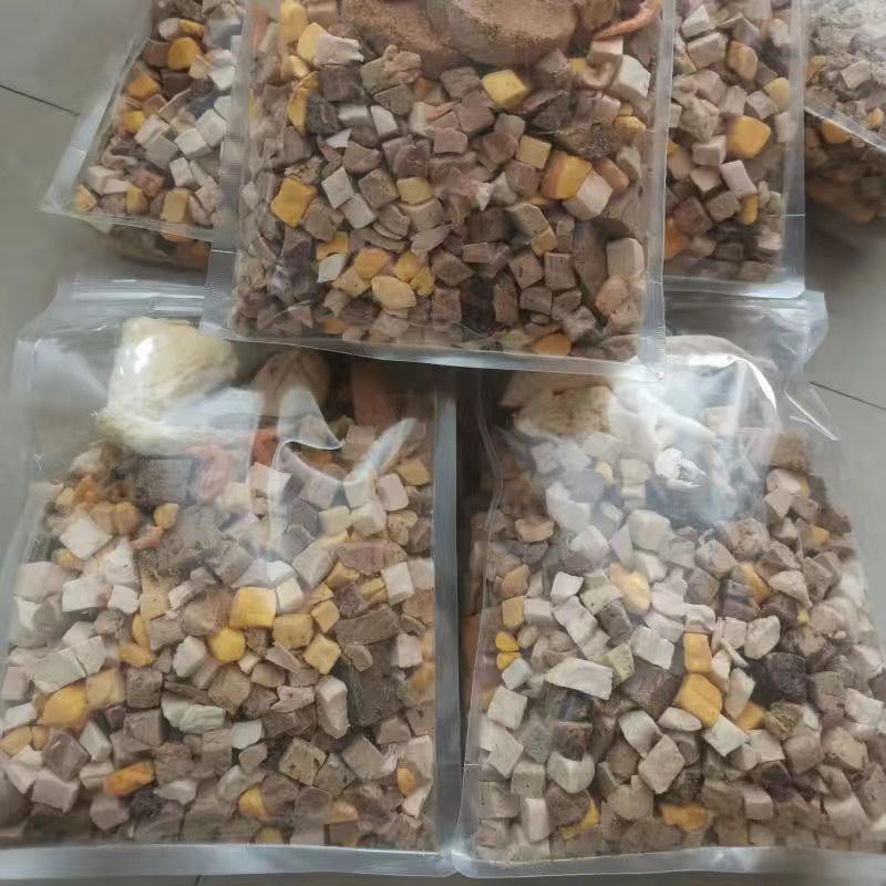 冻干混合袋装九拼鸡肉粒鸡胸宠物非鹌鹑零食不掉毛专用补钙 - 图2
