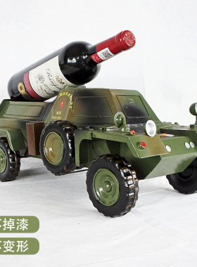 现货速发铁艺复古卡车汽车红酒架创意摆设展示m架摆件餐厅酒吧装