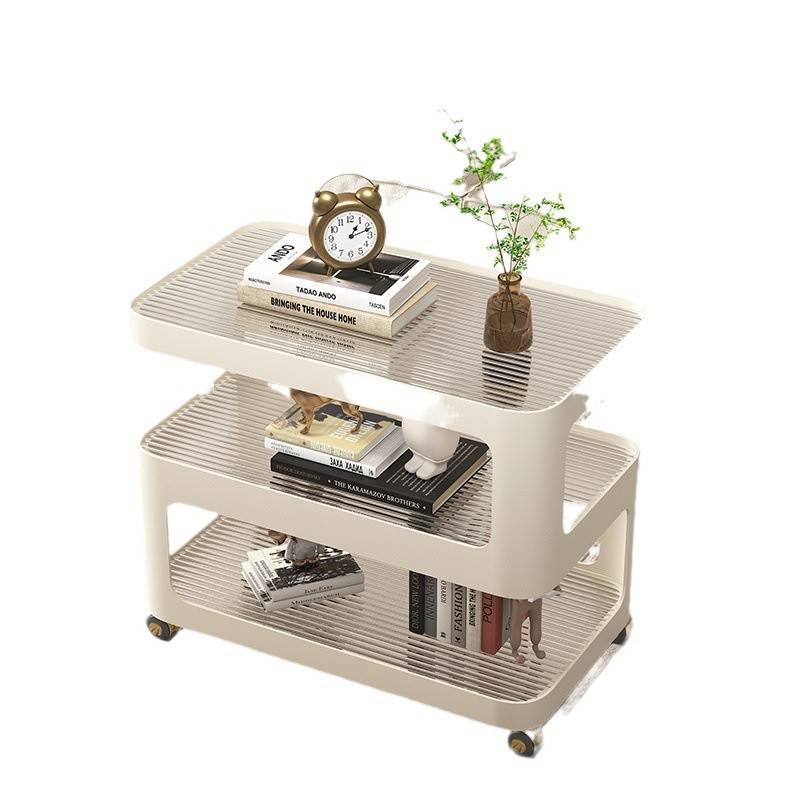 沙发移动茶几客厅家用轻奢网红边几客厅方形简约收纳柜角落小茶几 - 图2