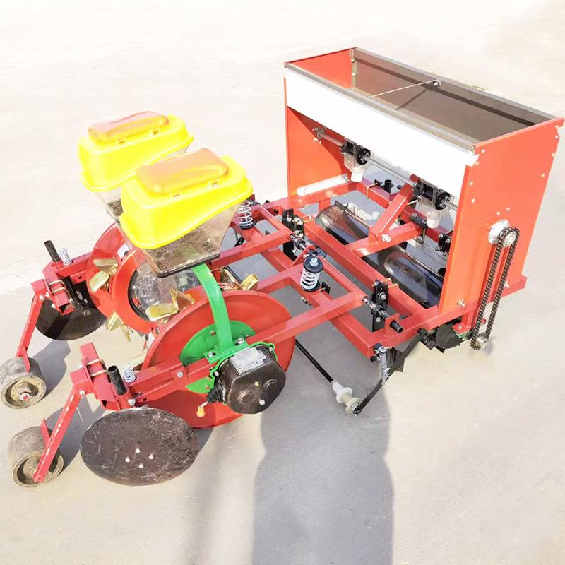 两行免扣距播种MY000-00机农用四拖拉机播种机株膜距轮行可调节 - 图1