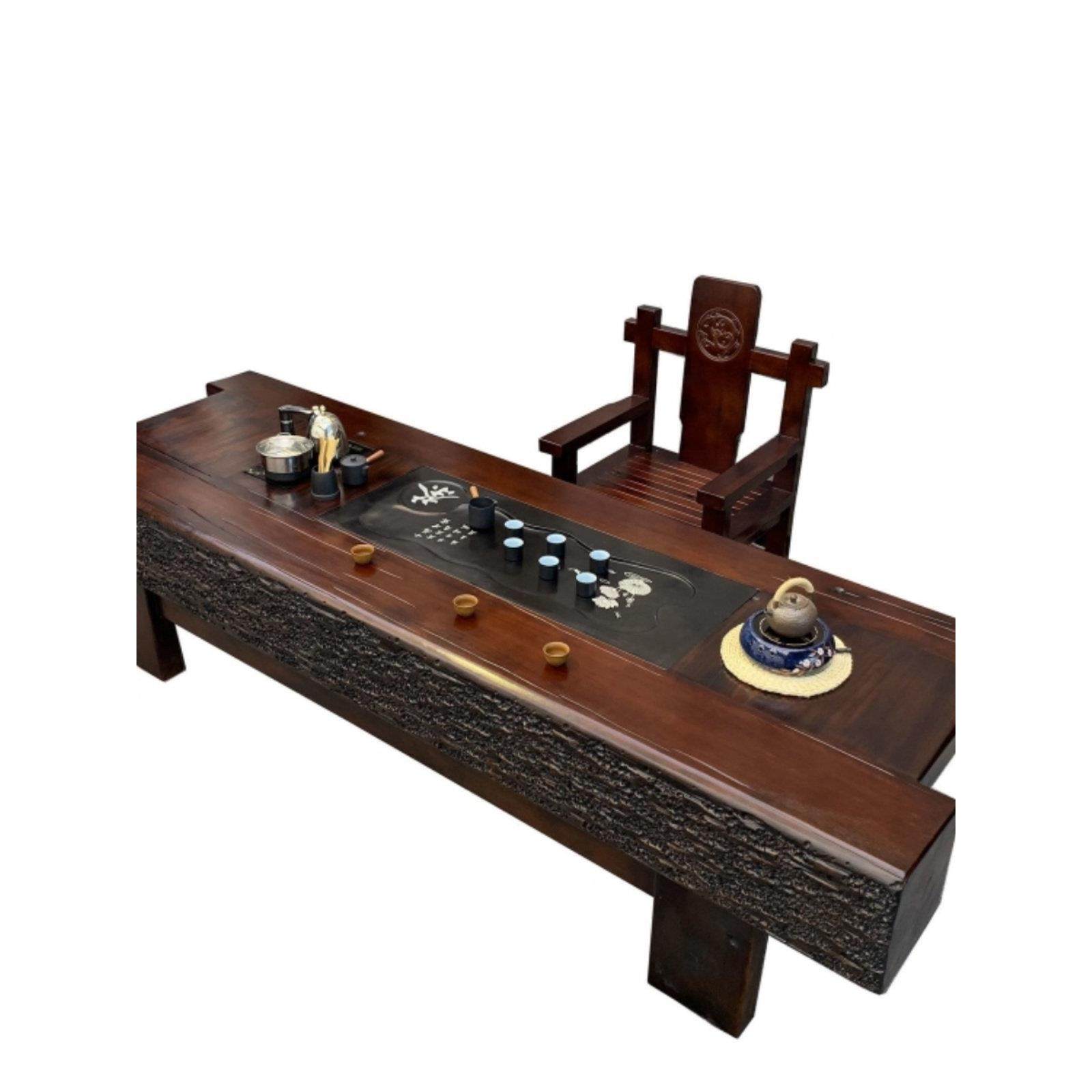 老船木茶桌椅组合新中式实木功夫泡茶台家用茶几1米8茶具套装一体,淘宝优惠券,粉丝福利购,淘宝优惠卷