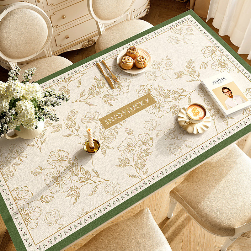 速发餐桌垫防油防水美式长方形壁纸轻奢高级感家用pvc防烫耐高温,淘宝优惠券,粉丝福利购,淘宝优惠卷