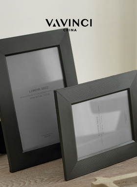 速发新品样奢简约大理石黑色花器件石托盘果盘摆洞轻板间客厅相框