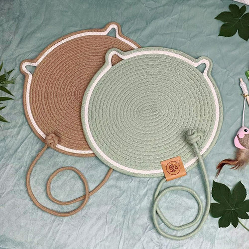 猫窝夏季凉垫猫咪凉席垫子猫抓垫耐磨耐抓睡觉用凉窝猫抓板垫 - 图0