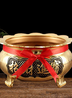 金沙陶瓷香炉摆件家用合金果盘供盘酒杯电烛台蜡烛佛香观音财