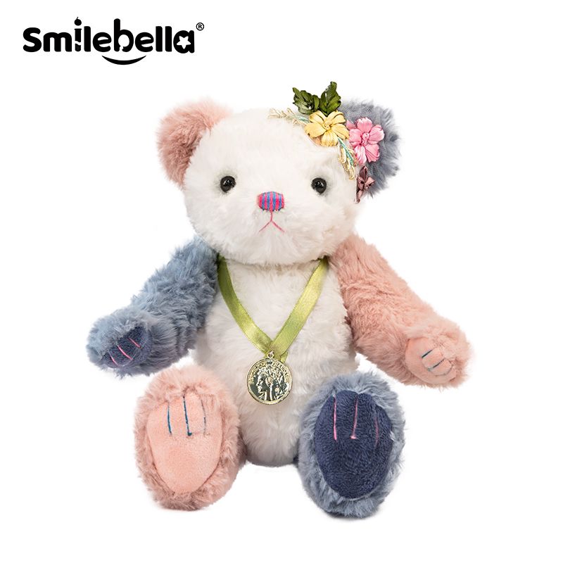 英国Smilebella纪念熊可动关节小熊毛绒玩具玩偶公仔娃娃生日礼物