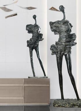 人物落地雕塑抽售楼处象意艺TZ-033术品酒店堂门店创现大代人像装