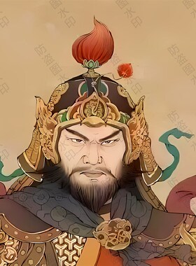 道家赵公明画像玄关挂画s客厅装饰字画书房走廊沙发背景墙丝绸挂