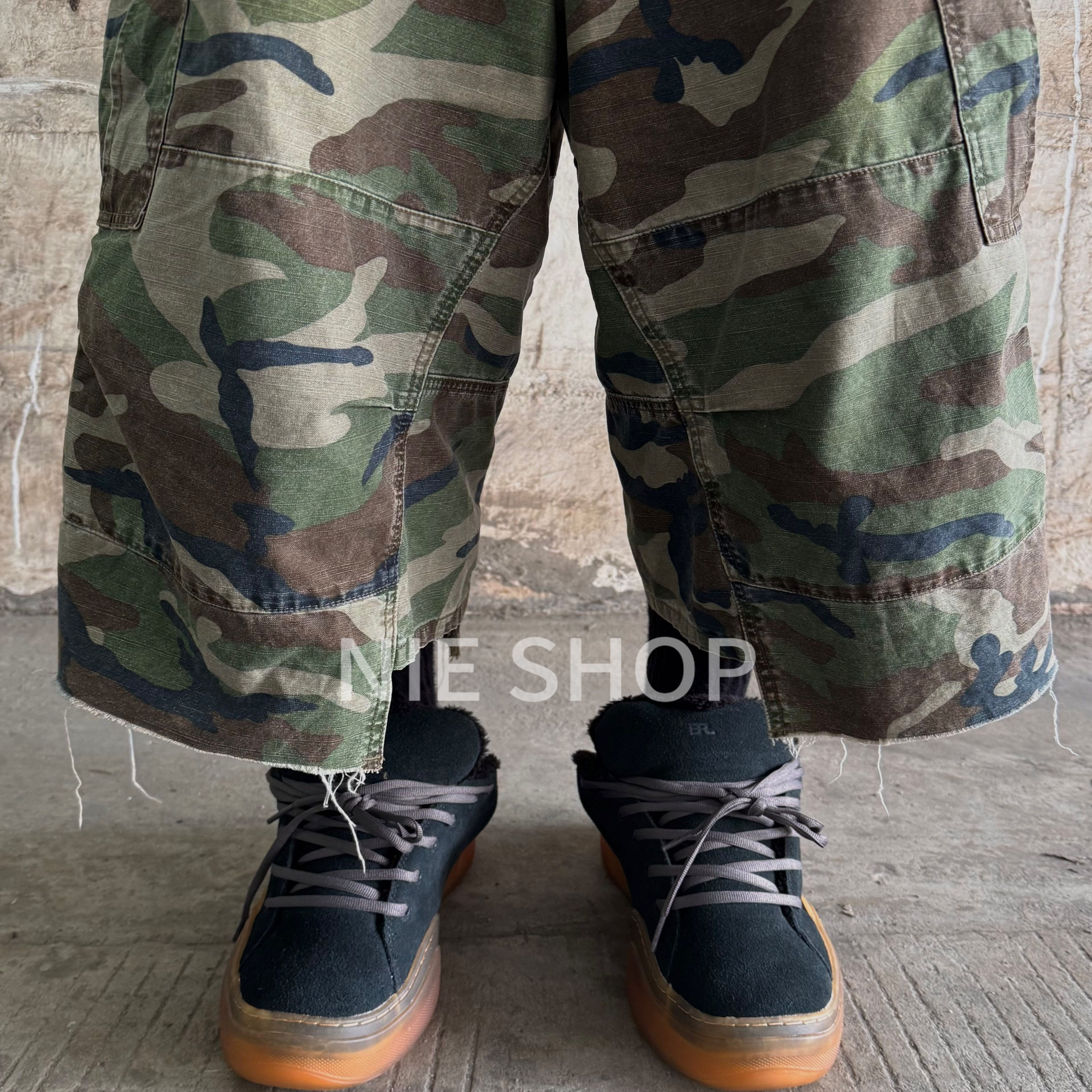 (Sentence capped) New color 25SS black NIE independent ERL Vamps Skate cow suede bread shoes