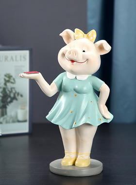 【】创意收纳摆件家居装饰品玄关桌面钥匙糖果托盘树脂工E18