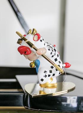 稀奇艺术《好牛叉》轻奢创意雕塑摆件桌面招财牛雕塑生日生肖礼物