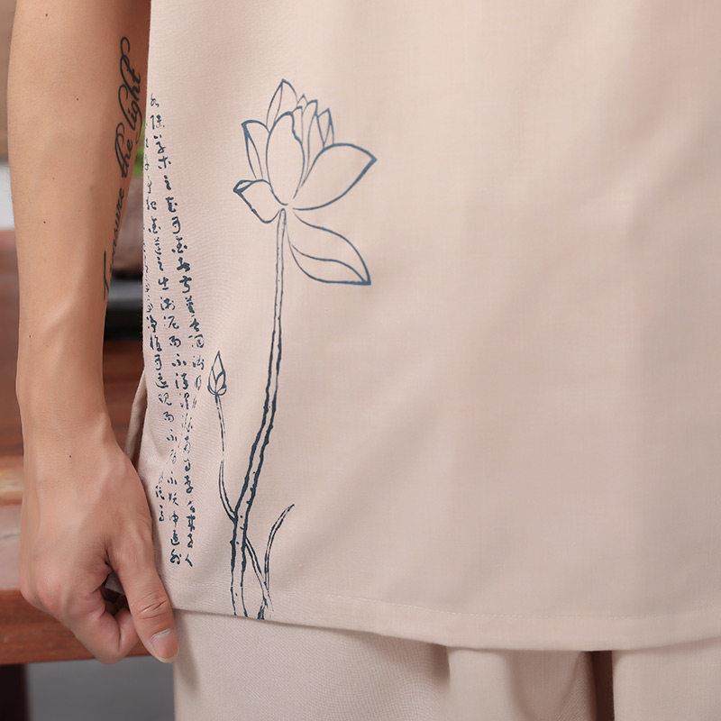 合逸衣 高档男女棉麻足浴汗蒸服 中国风洗浴按摩服 加大浴服 CM01,淘宝优惠券,粉丝福利购,淘宝优惠卷