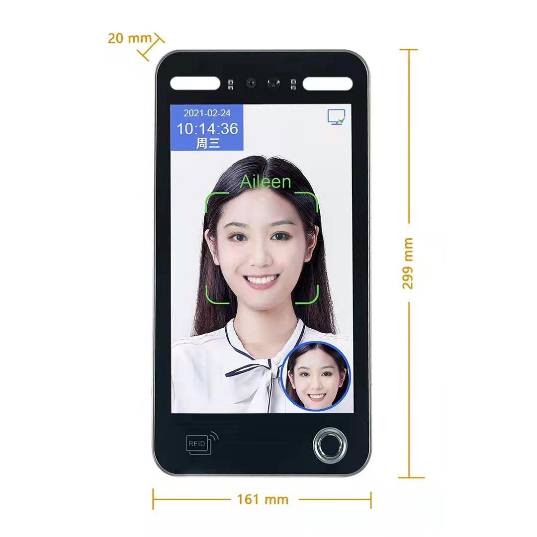 10-inch screen fingerprint password swipe card dynamic face recognition access control machine fingerprint attendance machine office access control system